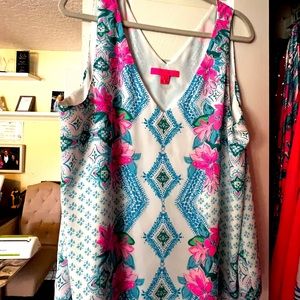 Lilly Pulitzer silk florin size xl